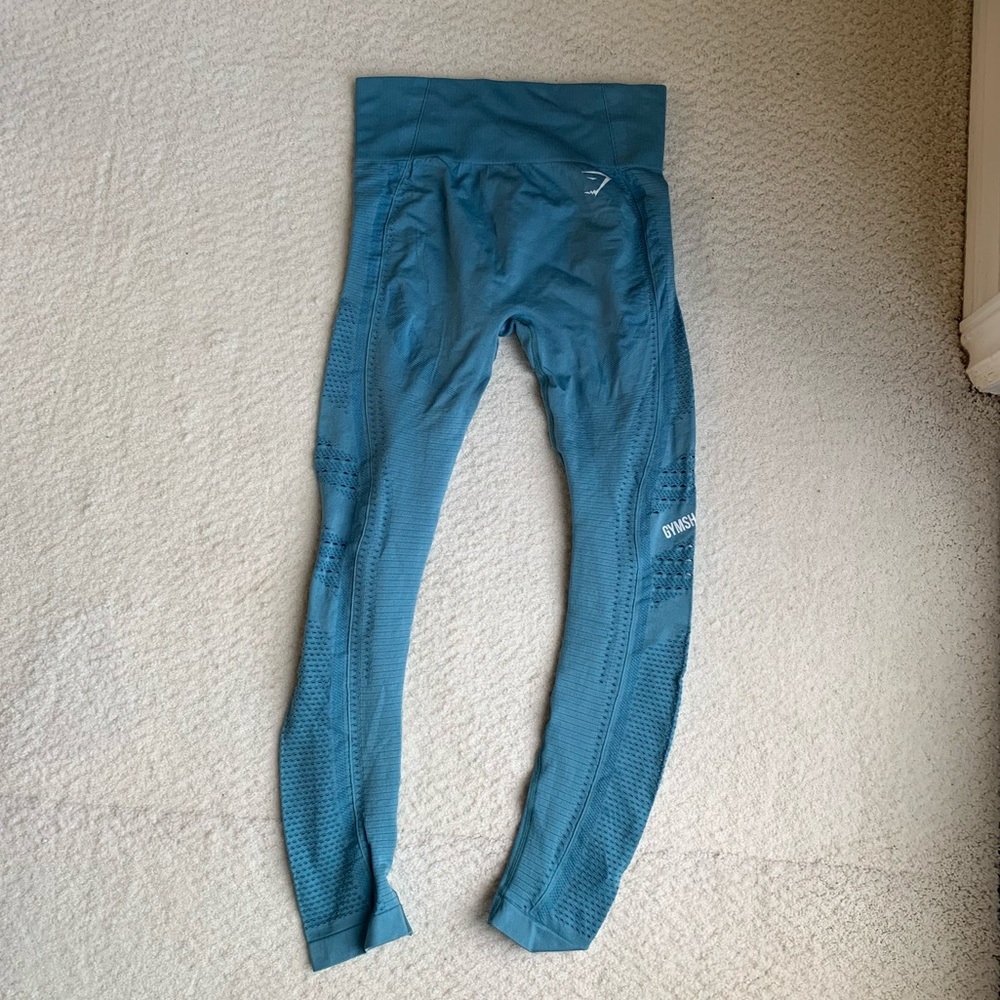 Gymshark Blue Leggings, Size S.